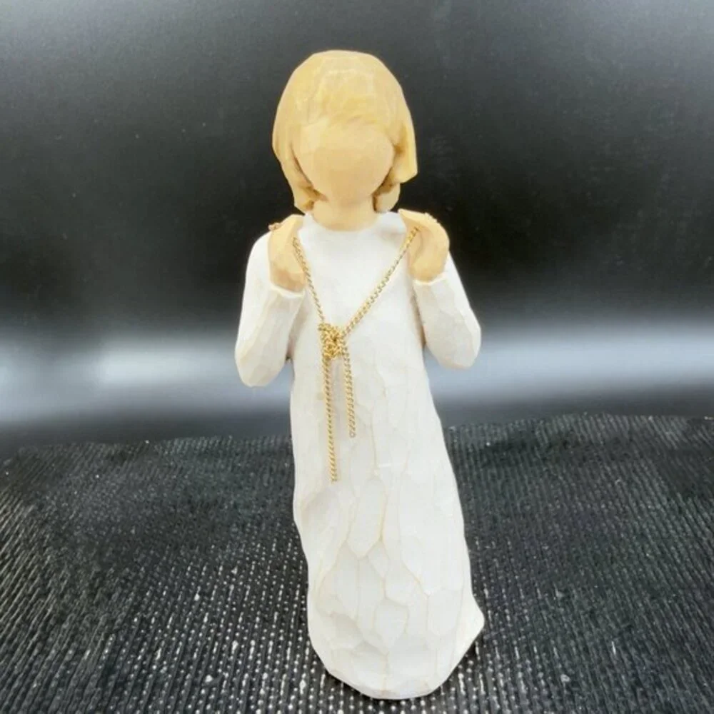 2008 Willow Tree Demdaco Truly Golden Resin Figurine Decorative Figure Angel VTG